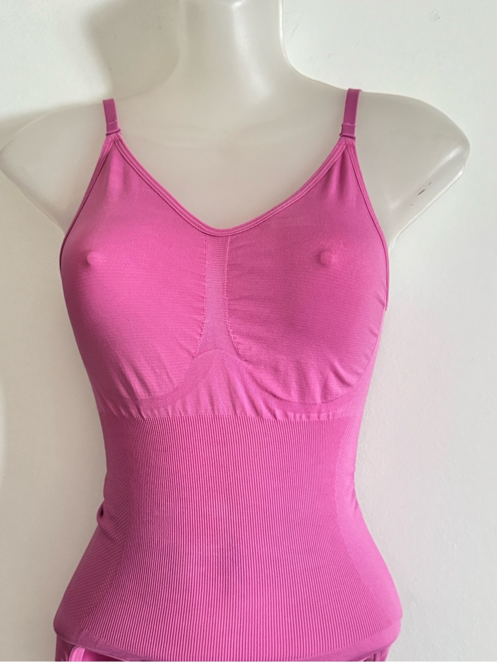 Seamless Pink Shaping Camisole Tank